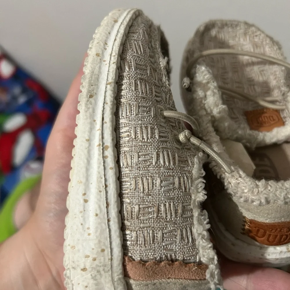 Hey Dude Kids' Cream Moccasins